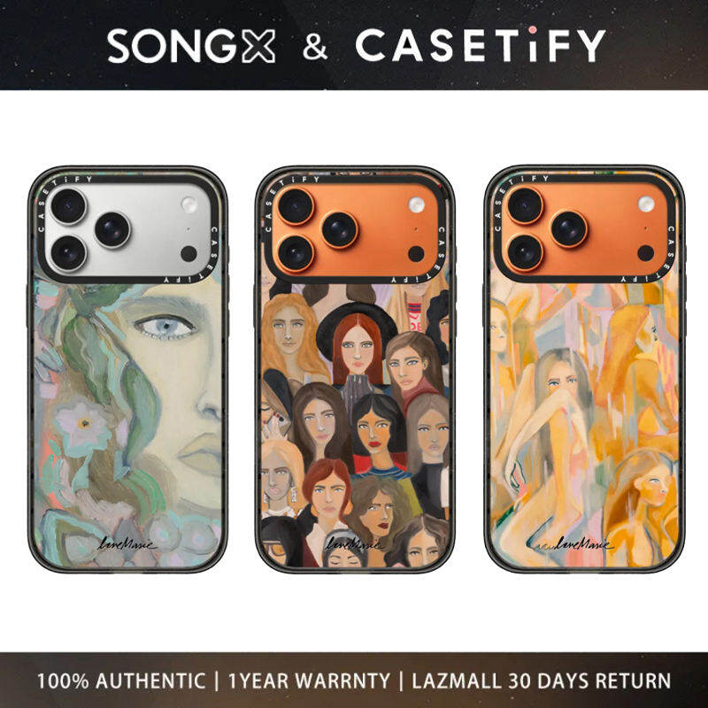 SONGX Casetify Acrylic Phone Case Co Branded Heart Evangelisata Shockproof Case with MagSafe For iPhone 17 16 15 14 13 12 Pro Max/ iPhone 17 16 15 14 13 12 Pro/ iPhone 17 16 15 14 13 12