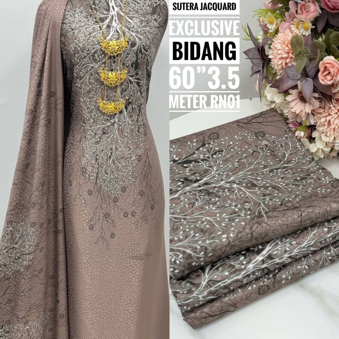 [Available] Kain Pasang Sutera Jacquard Exclusive - Bidang 60