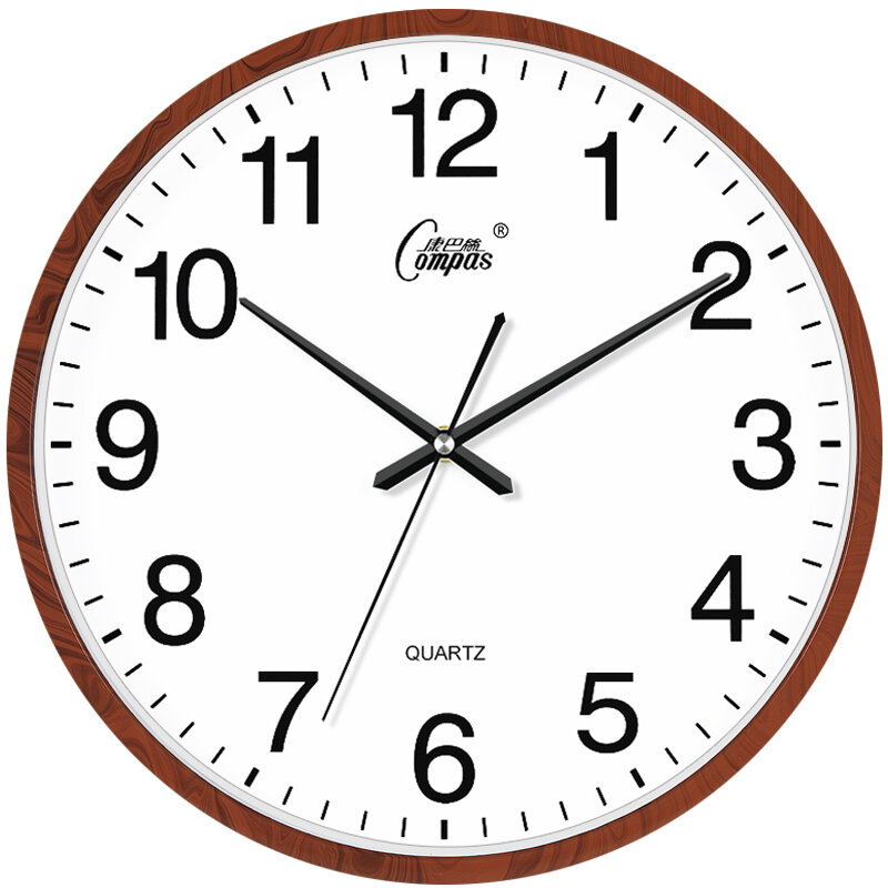COMPAS|Wall clock living room clock minimalist Nordic style home clock silent
