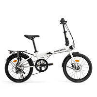 【Arrive In 3 Days-Free Gift】ROCKBROS 20 Foldable Bike Shimano 7-Speed 14-28T Cable Disc Brake Folding Bicycle With Bike Fender Chrome Molybdenum Steel Frame Folding Bikes For Commuting