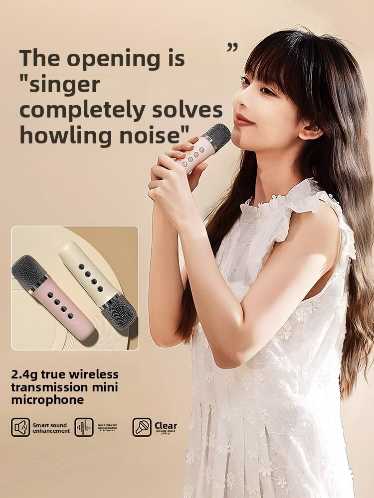 AIbaasaa | Bluetooth Speaker & Wireless Microphone for Karaoke