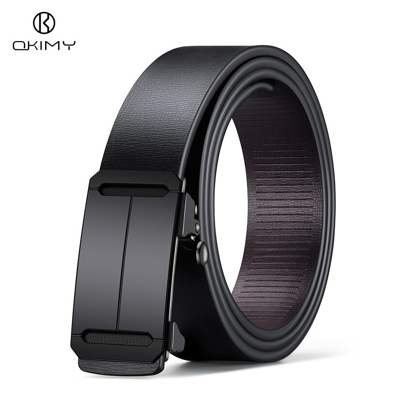 OKIMY Men's Belt Business Leisure Belt Stylish Automatic Buckle Belt Youth Sports Pant Belt Stylish Simple Nice Waistband Durable Belt ราคา 173 บาท*ส่งฟรี