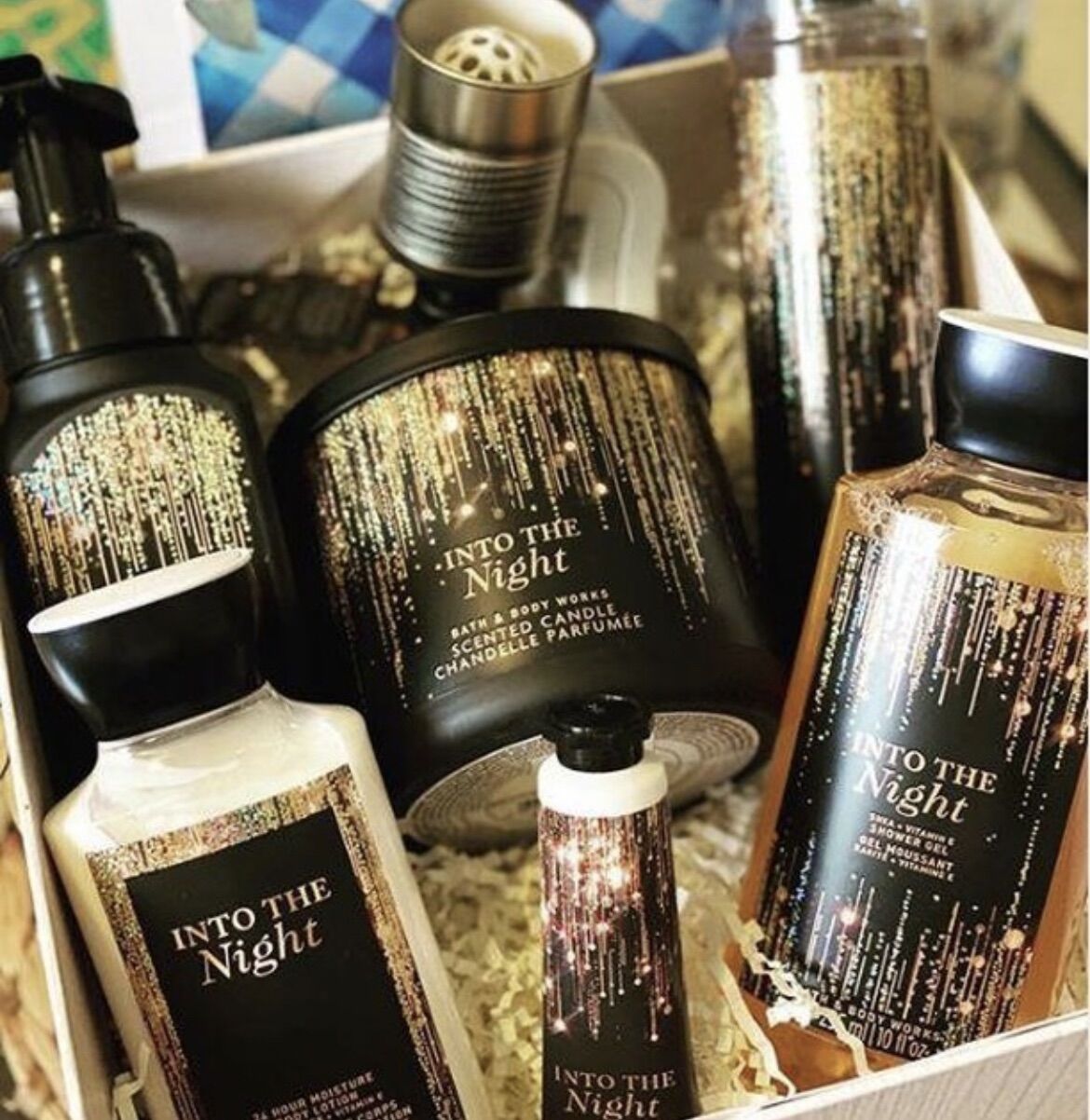 Hand Gel Gift Set Into The Night Lotion And Perfume Bath Body