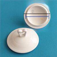Large Size Ceramic Tea Pot Lid Tea Cup Lid Mug Lid Multiple Sizes Available Single Sale Dining Utensils Cup/Water Bottle Lid