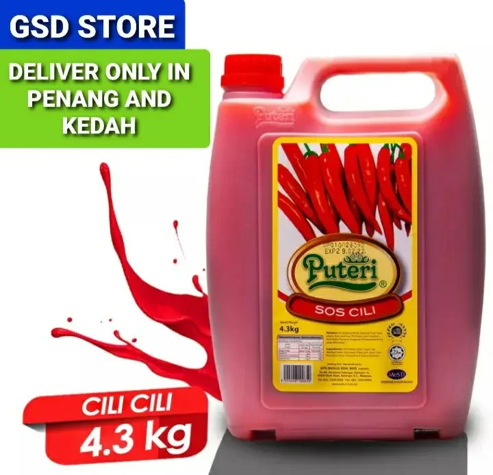 PUTERI CILI SOS 4.3kg (Deliver Only In Penang And Kedah) 1 For Rm 12.50