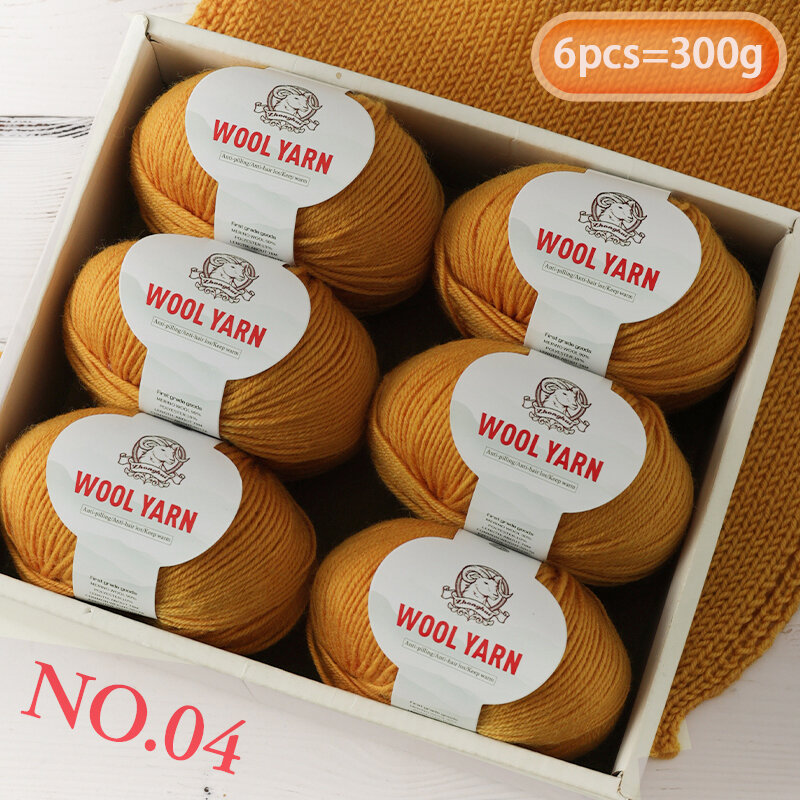 300g Medium-Fine Wool Yarn 212 Medium Thickness Alpaca Wool Yarn Casual Knitting DIY Materials Knitting Production Autumn and Winter Fashion Warm Sweater Coat Trench Coat Vest Warm Clothing Handicrafts Blanket Seat Cushion Clothing Yarn 90% Wool 10% Po...