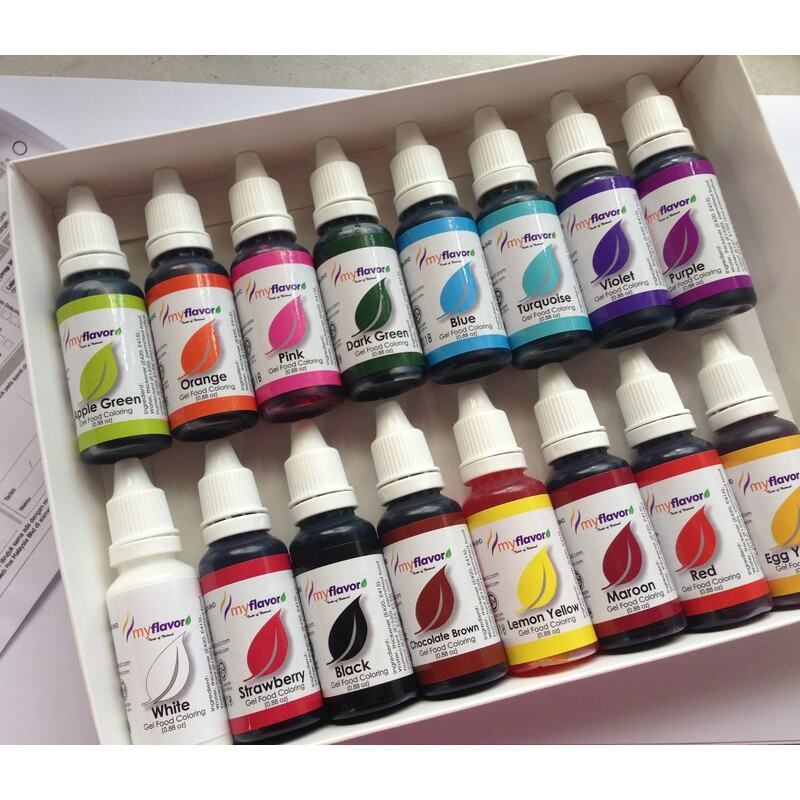 My Flavor Gel Based Food Colouring Edible Food Colouring Lazada