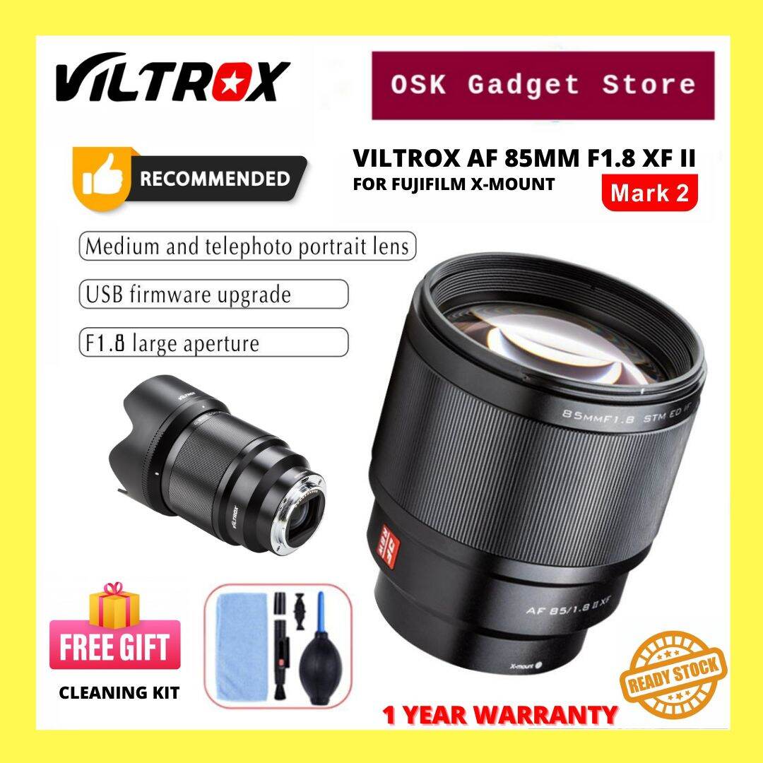 Viltrox AF 85mm F1.8 XF II Mark 2 Prime Lens For Fujifilm X