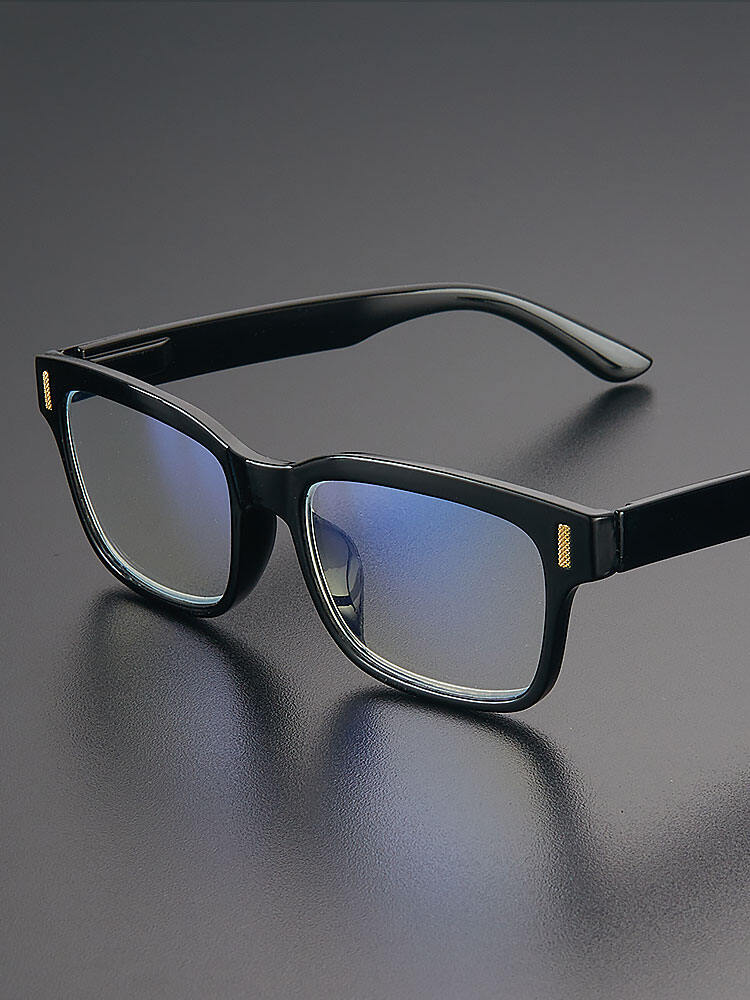 2025 New Fashion Large Frame Reading Glasses Anti Blue Light Fatigue Resistance High Definition Black Frame for Big Face Men And Women