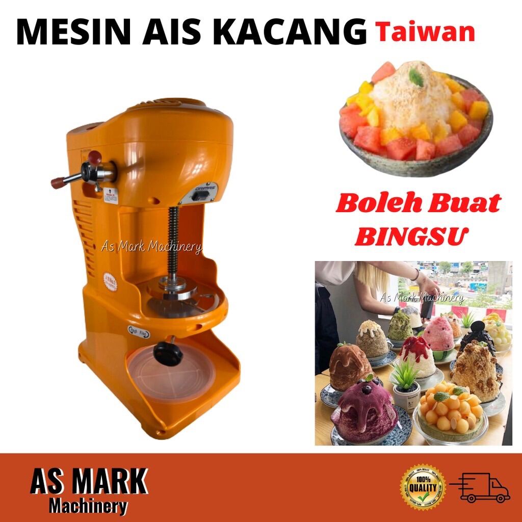 Mesin Ais Kacang ABC Ice Shaver Shaving Snow Flake Bingsu [TAIWAN