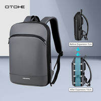 OTOHE Men Backpack Business Laptop Backpacks Waterproof Ultra-thin Casual Travel Backpack Men 16.5inch Laptop Backpack Fashion Multi-compartment Bag