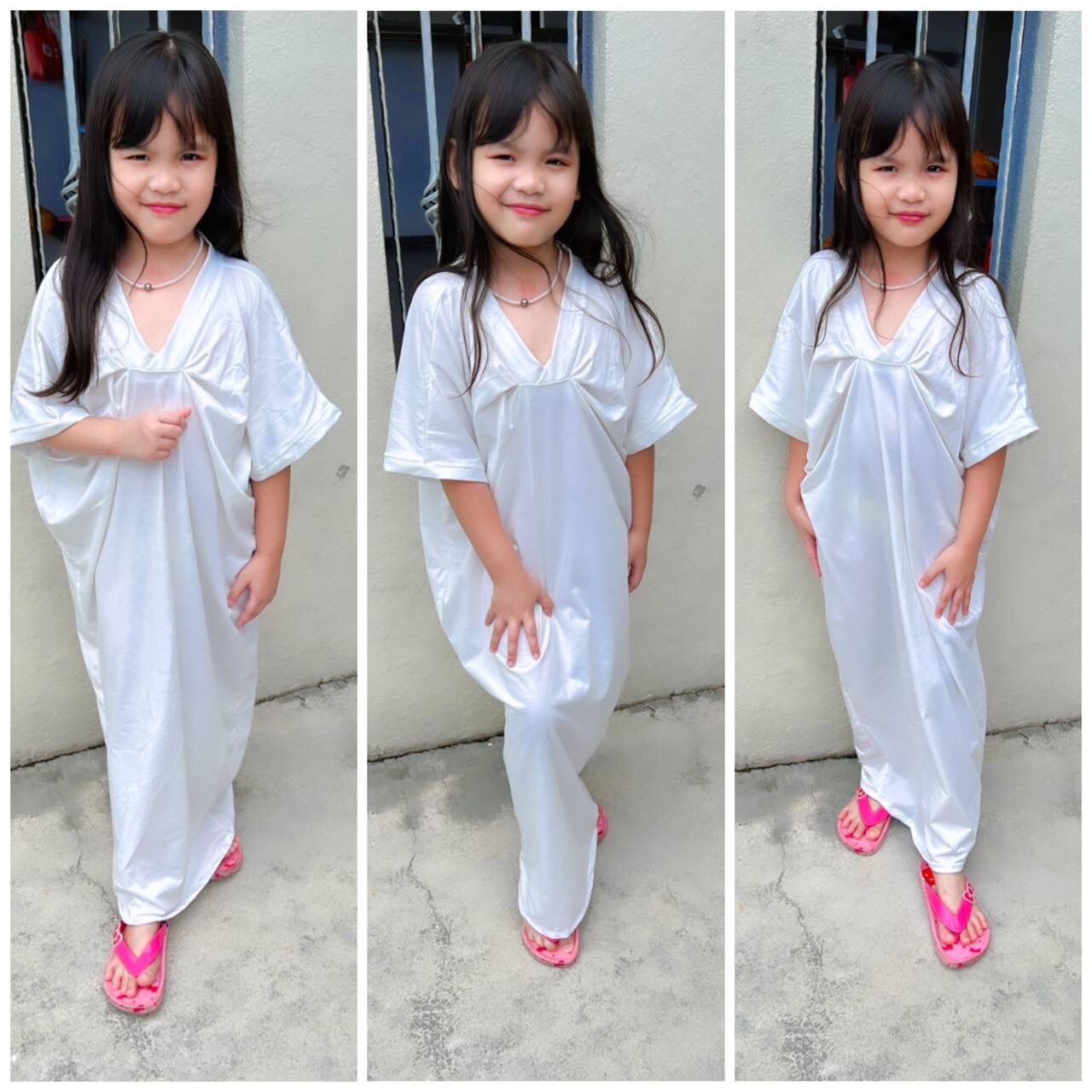 🌺KAFTAN SI CILIK🌺KAFTAN V-NECK VIRAL SI KECIL~KAFTAN BUDAK VIRAL🌺 | Lazada