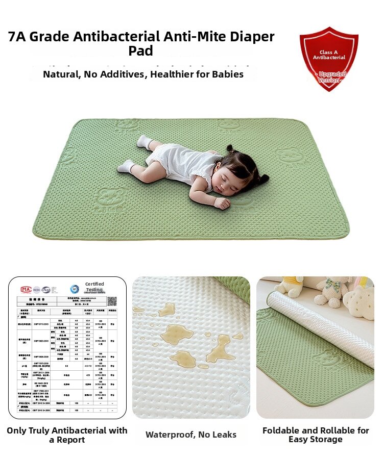 HAOMIAN | Waterproof Breathable Washable Baby Bed Pad