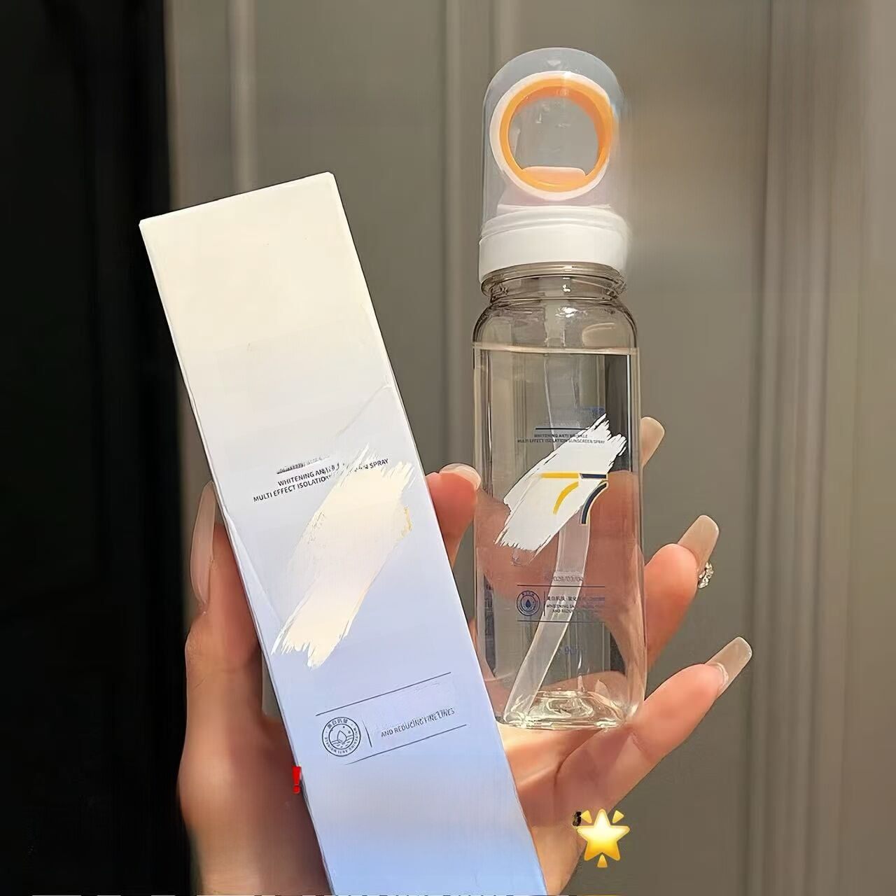 MaMiki 377 Whitening Multi-Effect Sunscreen Spray SPF50 PA+++ Face And ...
