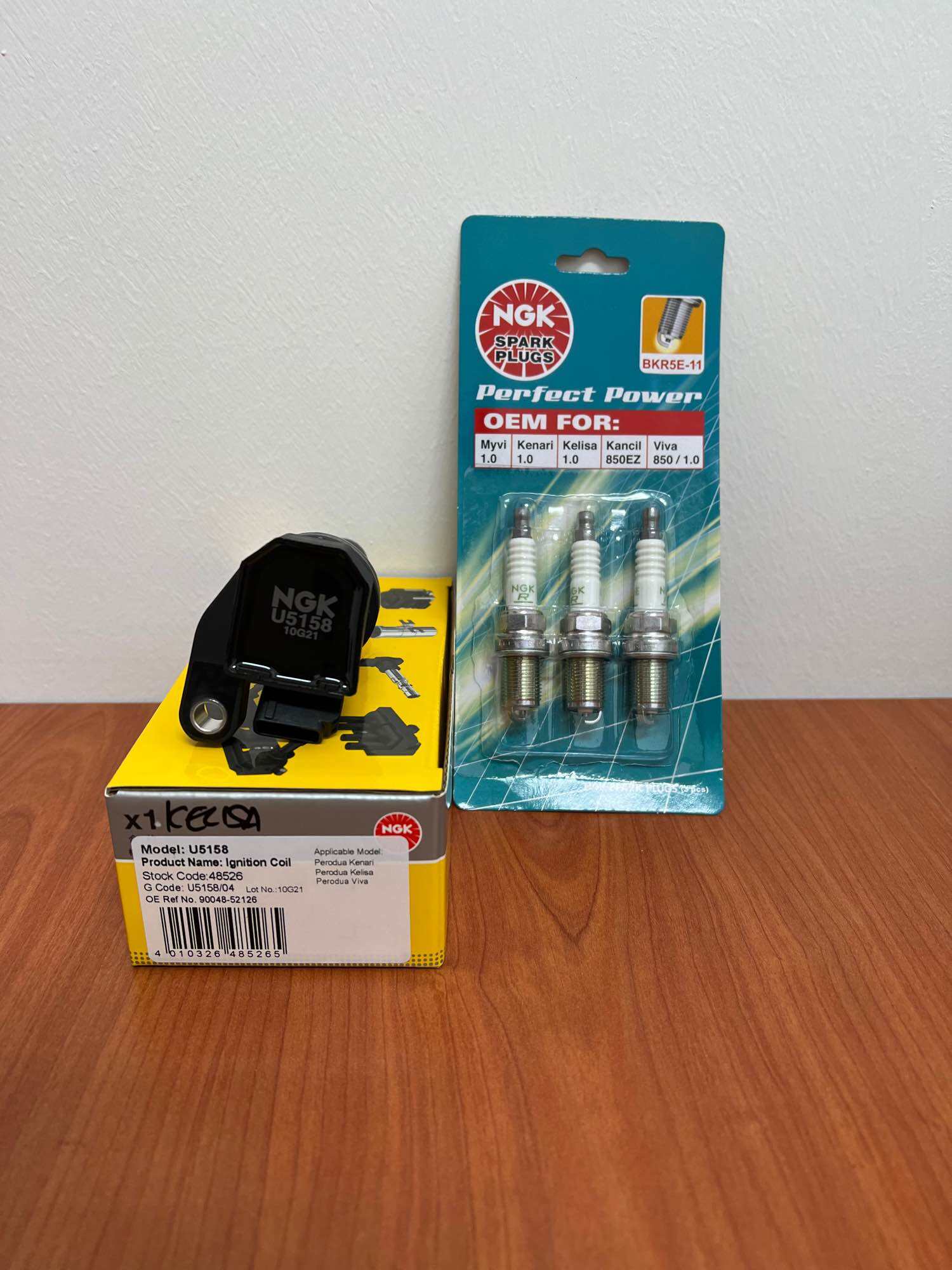 Perodua ngk original ignition coil plug coil kelisa /kenari /viva all model /myvi 1.0 with ngk
