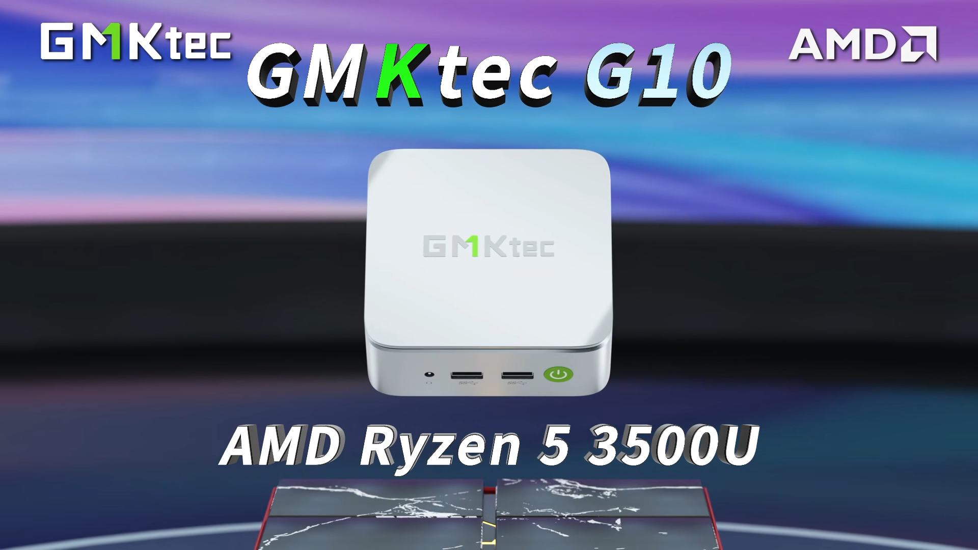 GMKtec G10 Mini PC Ryzen 5 3500U 16GB RAM 512GB SSD 2.5G LAN 