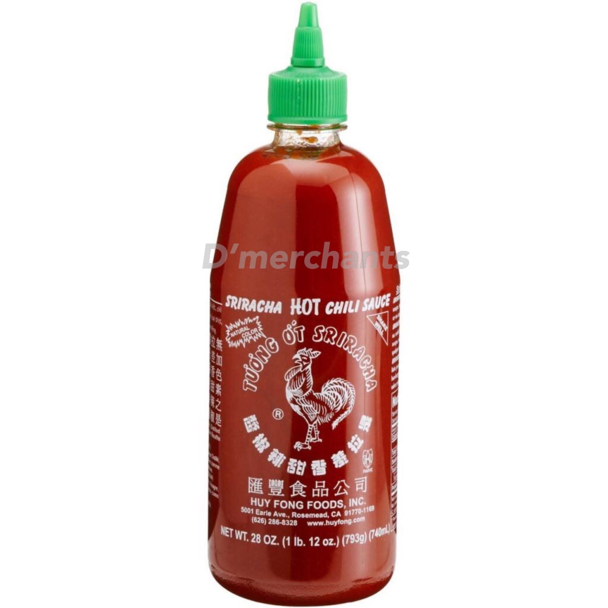 Huy Fong Sriracha Hot Chili Sauce 28oz | 793g | Lazada