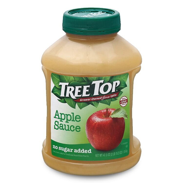 Tree Top No Sugar Added Apple Sauce Jar, 24oz [Made in USA] Lazada
