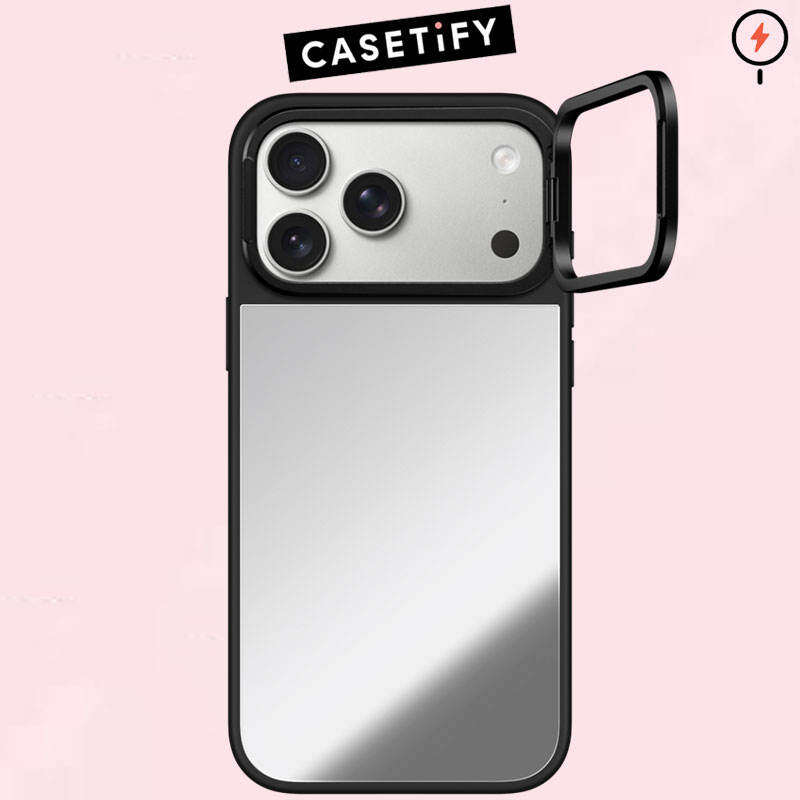 CASETiFY Impact / Mirror Ring Stand Case with Magsafe for iPhone 17 Pro Max / iPhone 17 Air / iPhone 16 Pro Max / iPhone 15 Pro Max / iPhone 12 13 14 Pro Max Phone Case Protective Cover