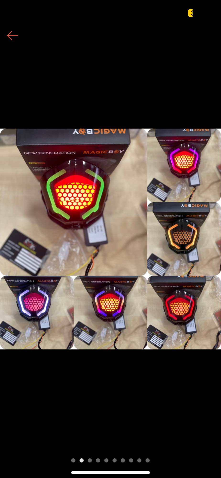 LED TAIL LIGHT(MAGIC BOY) RS150 V2 racing(RGB WITH REMOVE CONTROL). 