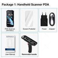 PDA Mobile Data Terminal Android 13 Google GMS Rugged High Performance 1D 2D Barcode Scanner NFC 5200mah Battery MTK6769