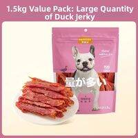 MYFOODIE | Tooth Cleaning and Reward Duck and Chicken Breast Jerky for Small Dogs