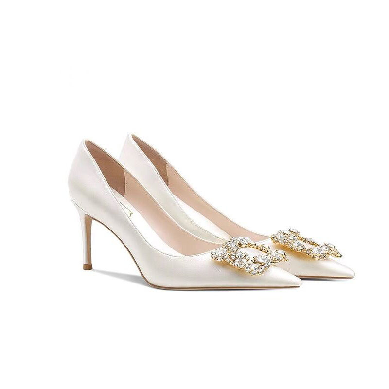 Hong Kong Wedding Shoes Bridal Shoes High Heels Women's Stiletto Heels