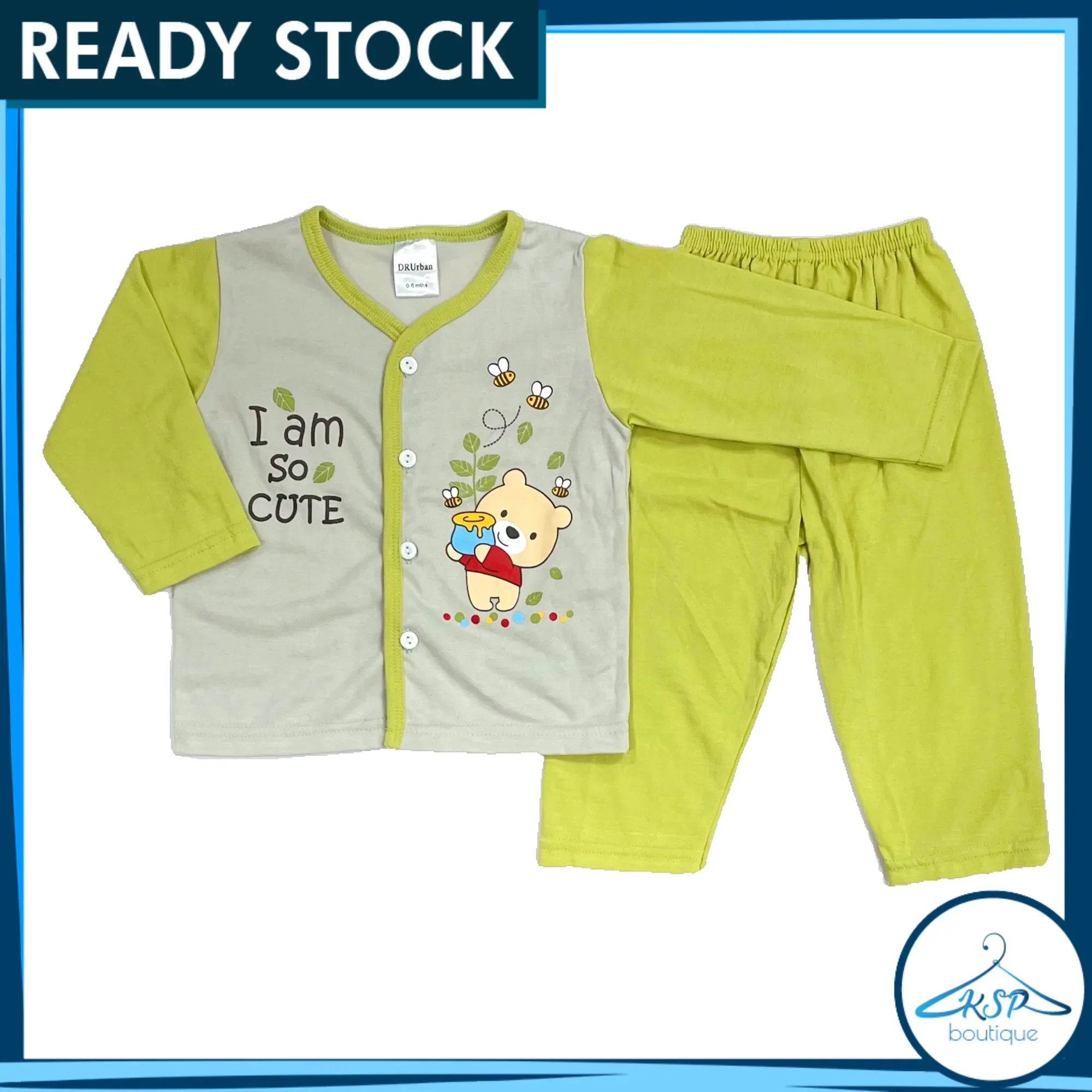 0 - 18 Month Baby Cotton Clothes | Newborn Baby Clothing | Baby Sleepwear | Baju Bayi Cotton | Baju Tidur Bayi | Baju Baby Cotton (6)
