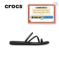 Crocs Women Miami Toe Loop Sandal - Black