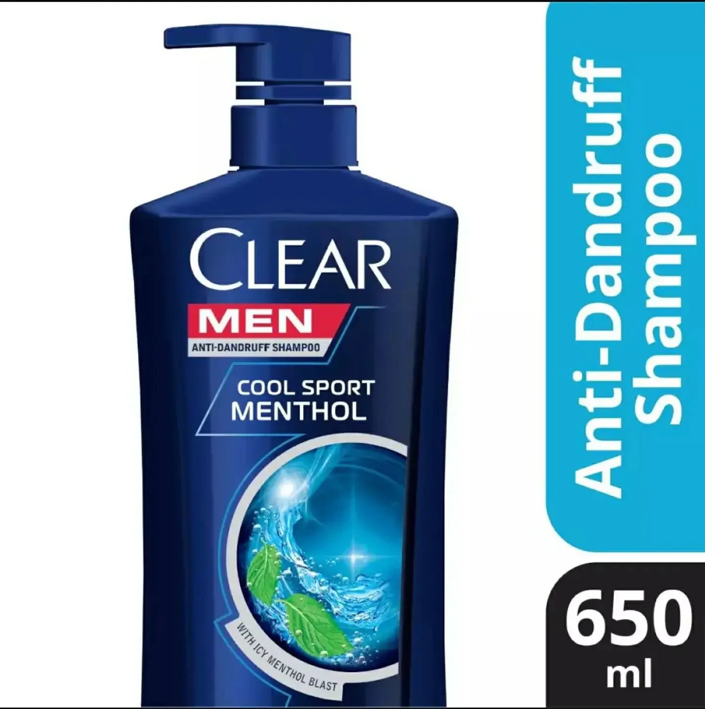 CLEAR MEN SHAMPOO COOL SPORT MENTHOL 650ML