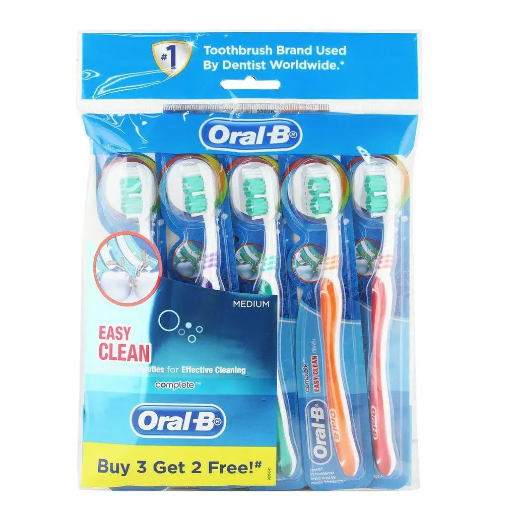 Oral B Easy Clean Toothbrush Medium Buy 3 Free 2