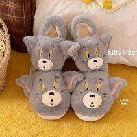 XIXITIAO | Slip-resistant Tom and Jerry Slippers Winter Fluffy