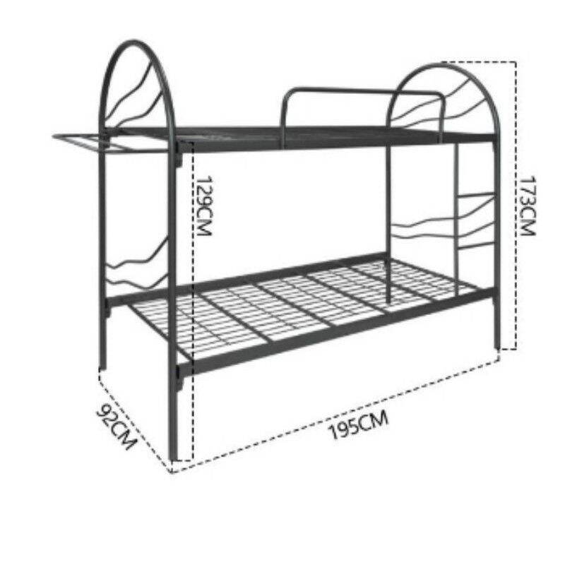 DD9011 Double decker bed heavy duty /katil 2 tingkat bermutu tinggi katil bujang hostel Lazada