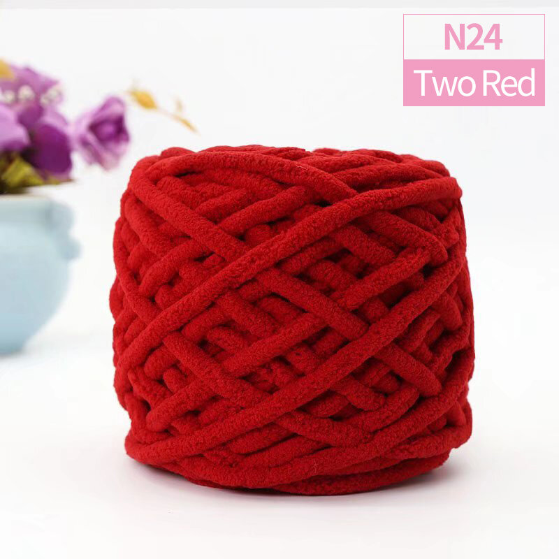 QJH Chunky Blanket Knitting Yarn Luxury Thick Polyester Jumbo Weaving Crochet Craft Yarns for Throw Blanket Pillows 100g/1Ball