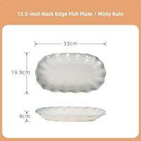 WUXIN | Steaming Fish Dedicated Large Ceramic Plate