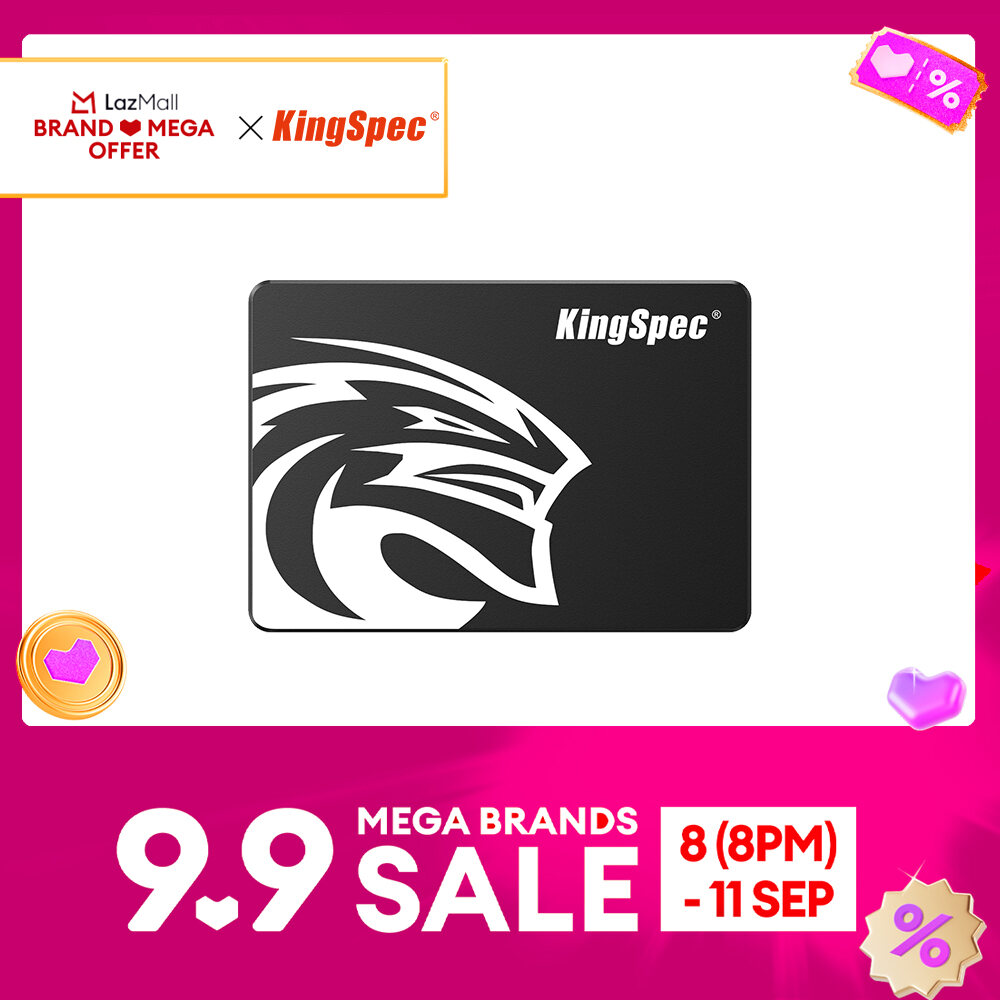 Kingspec 2.5 inche Dung lượng SSD 128GB 256GB 512GB 1TB 2TB 4TB SSD 120GB 240g 480GB 960GB SSD SATA3 Ổ cứng lưu trữ thể rắn nội bộ cho máy tính xách tay Máy tính để bàn Sata đĩa