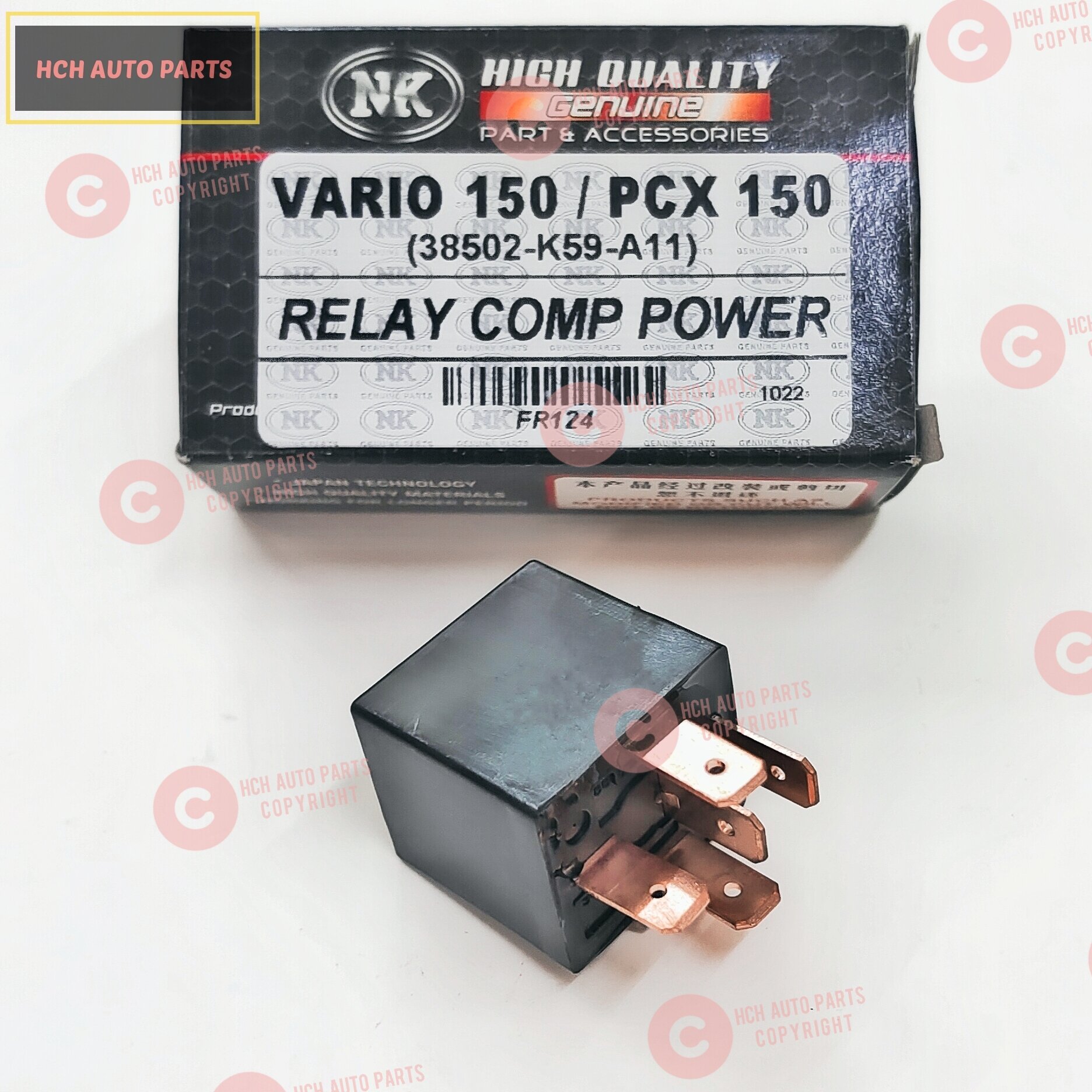 RELAY COMP POWER (5 PIN) - HONDA - VARIO 150 - 38502-K59-A11 / PCX 150 ...