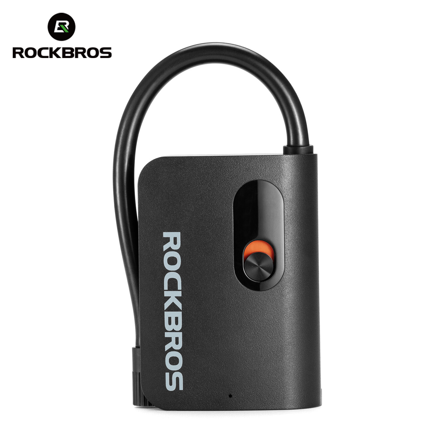  ROCKBROS bơm điện không dây di động mini phao bơm cho MTB xe đạp đường trường xe máy 2600mAh pin Type-C sạc Bơm Xe Đạp AV FV 70psi 
