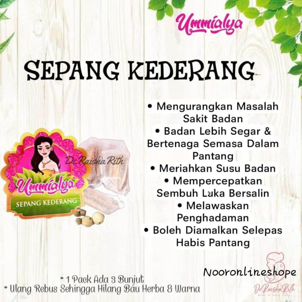 Bunjut Sepang kederang ummialya / materity set / set bersalin / set pantang / labour set