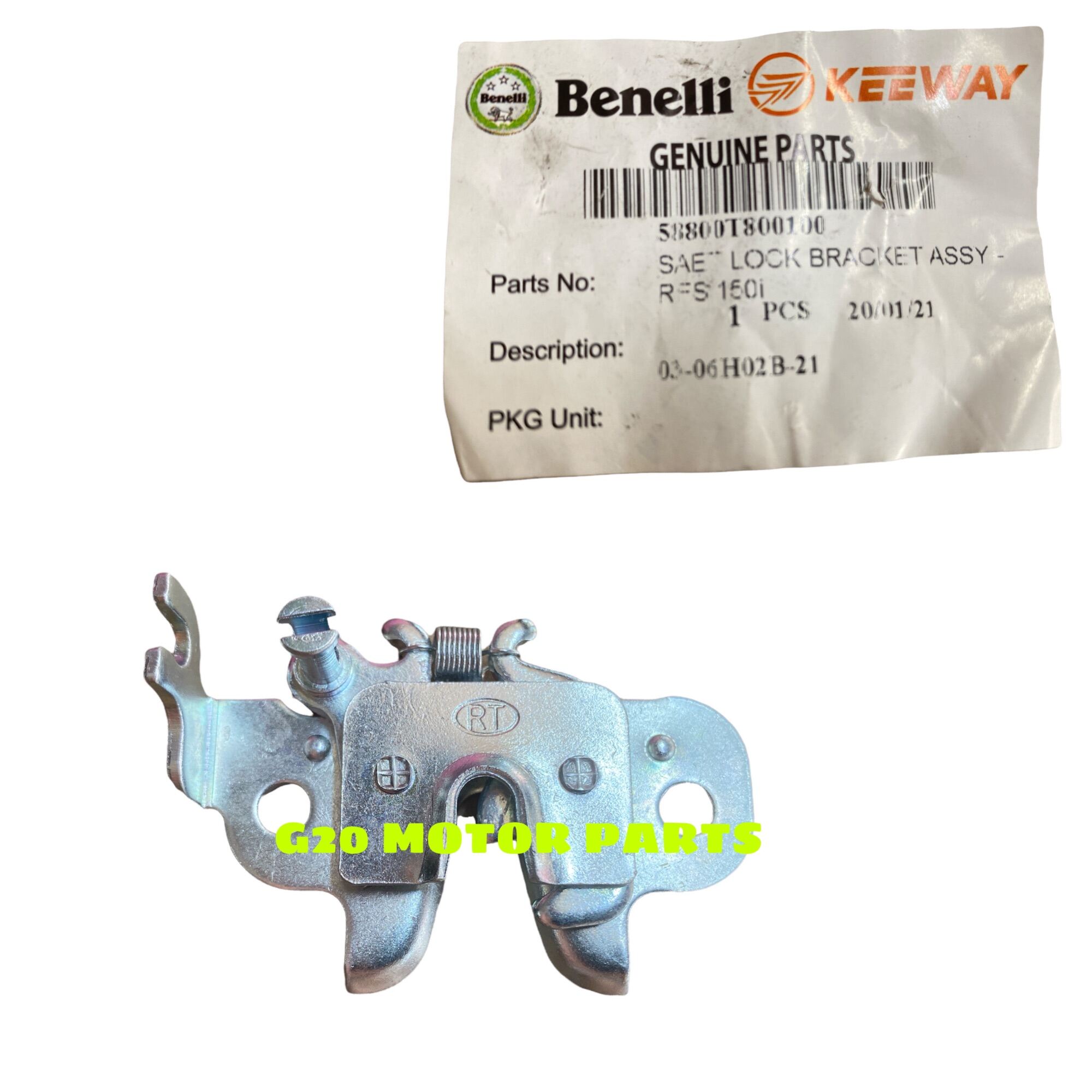 BENELLI RFS150 SEAT LOCK BRACKET ORIGINAL 100 Lazada