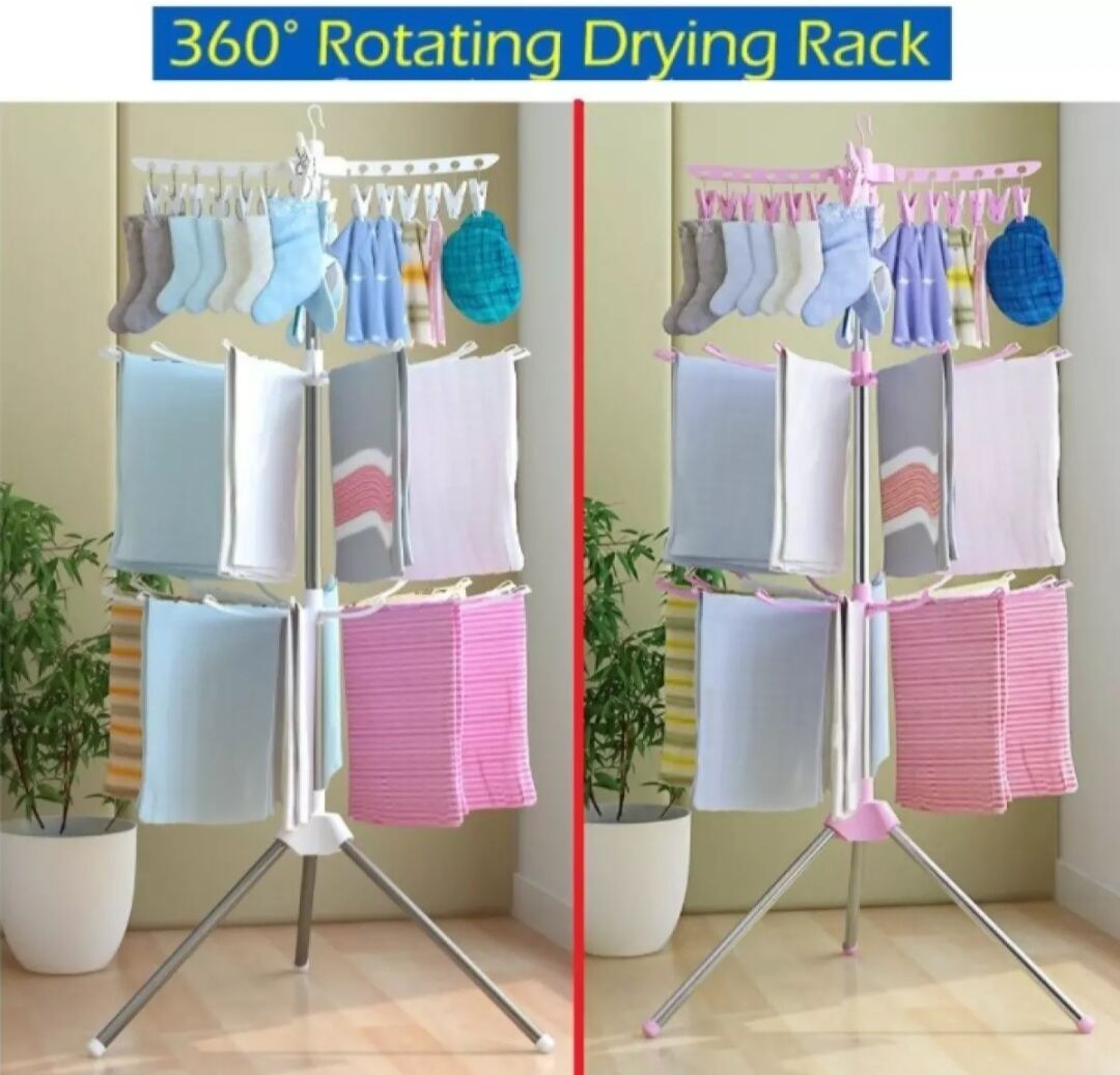 Foldable Baby clothes drying rack