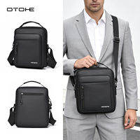 OTOHE Mens Shoulder Bag Waterproof Messenger Bag Fashion Travel Bag Business Bag Phone Bag Large Capacity Cross Body Bag Lightweight Casual Bag Fashion Leisure Sport Street Bag for College Student