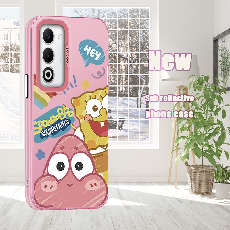 Dễ thương mô hình anime Ốp điện thoại cho OPPO A5 2025 5g IMD vỏ vỏ giảm sốc Silicon