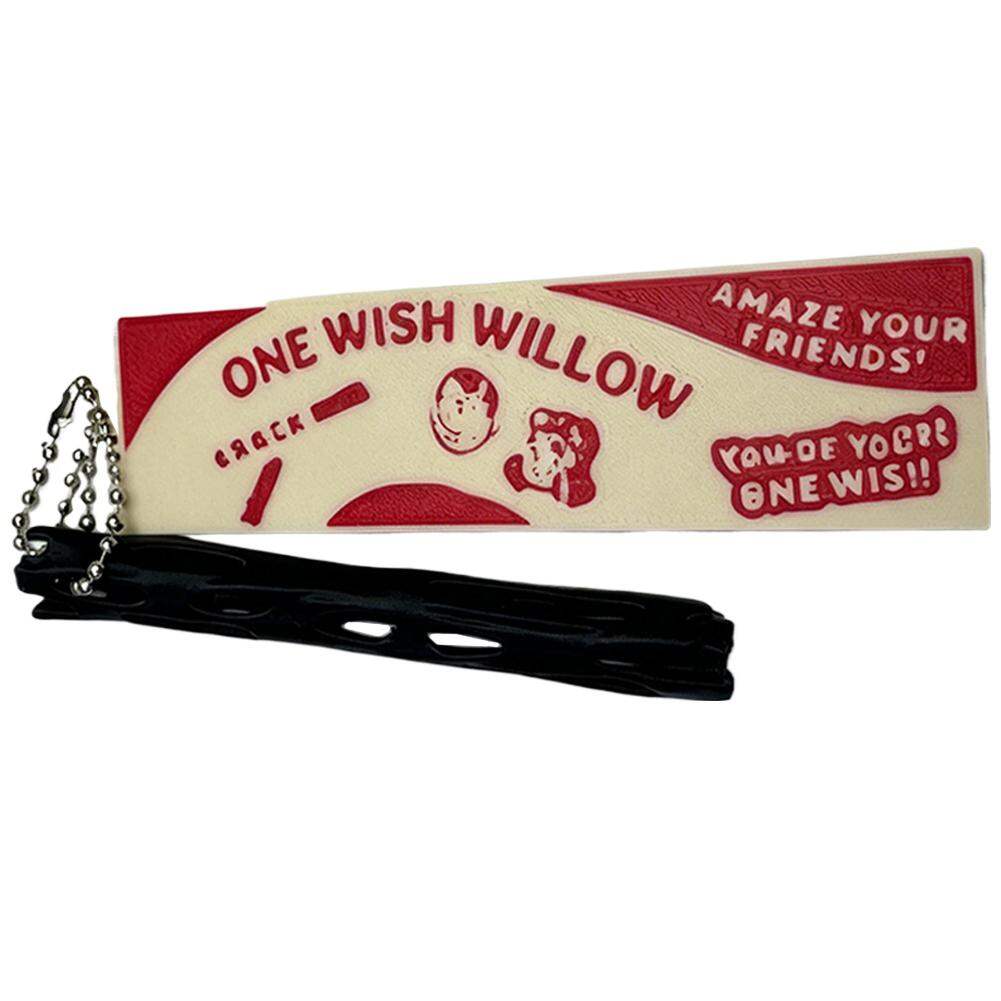 3D Printed One Wish Willow Keychain Breakable Lucky Token 13cm Retro Box for Wedding/Birthday ﻿