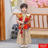 BOBOELEPHANT | Boys Chinese Style Hanfu Outfit For Daily Wear