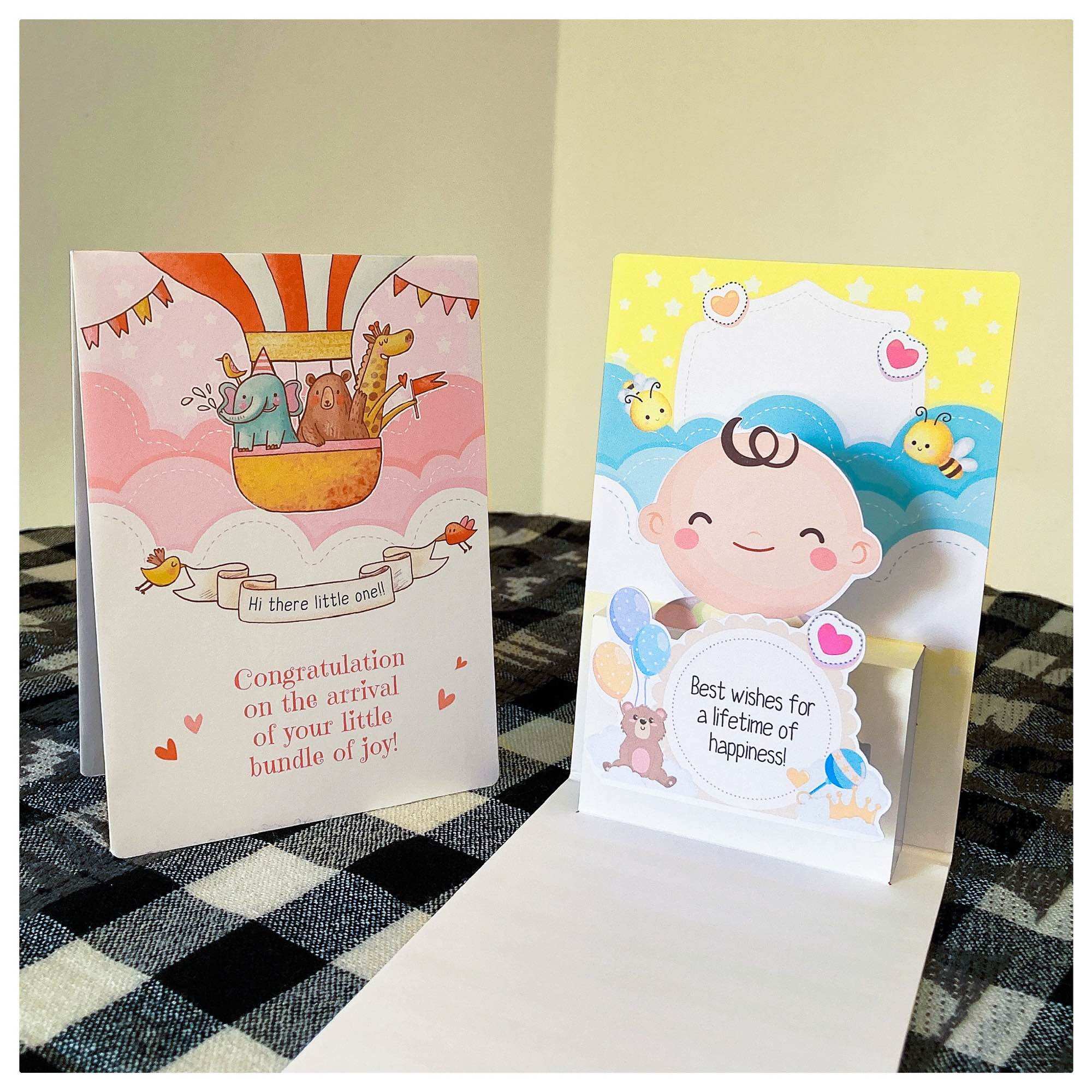 High Quality Pop Up Cards for Birthday Christmas Hari Raya CNY Deepavali Festivals Thank You Frienship and many more