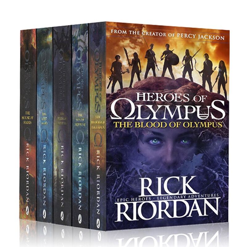 （5books set）Rick Riordan Heroes of Olympus | Lazada