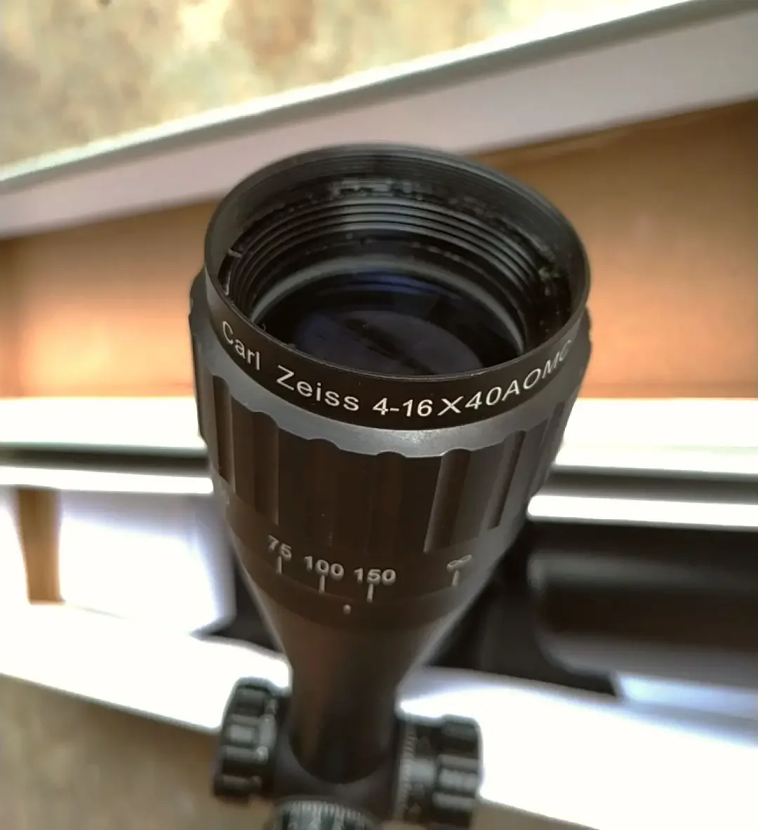 Sporting scope multicoated lens rangefinder 4-16x40AOMC