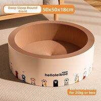 HELLOLEIBOO | Integrated Cat Bed Durable Scratch Resistant Non-Shedding Cat Scratcher Large