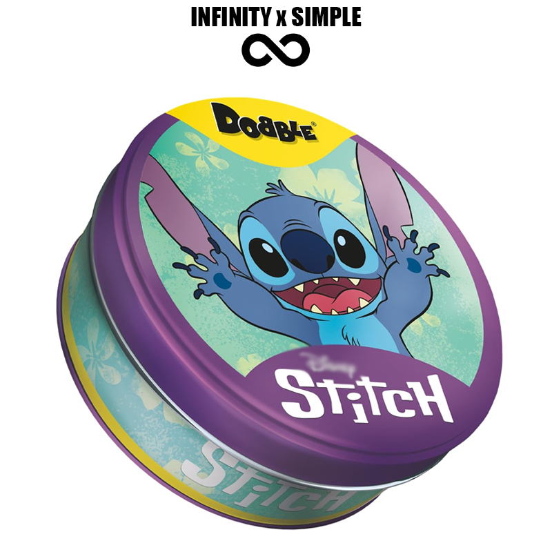  Dobble Stitch Spot It! Trò Chơi Thẻ Quan Sát và Tốc Độ Siêu Phẩm Dành Cho Gia Đình và Trẻ Em Từ 6 Tuổi Trở Lên 2-8 Người Chơi 15 Phút 